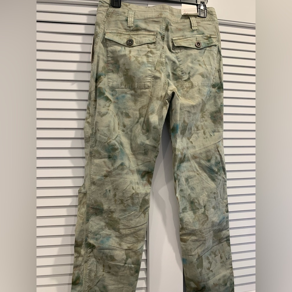 NWT Anthropologie The Wanderer cargo style linen/cotton blend size 27 gorpcore - Picture 9 of 11